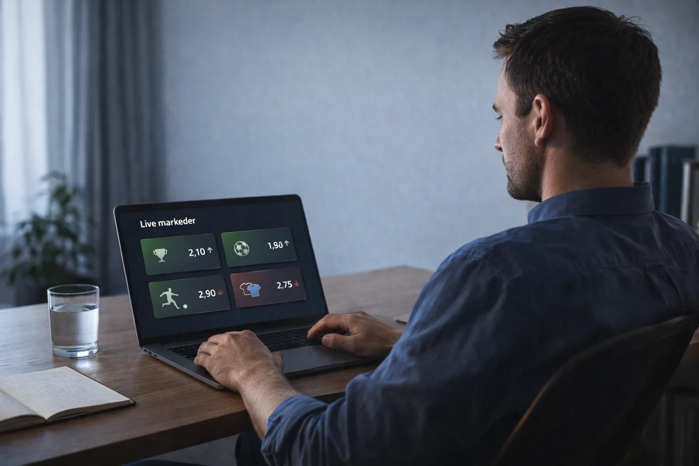 Visuel advarsel om faldgruber og risici i live betting